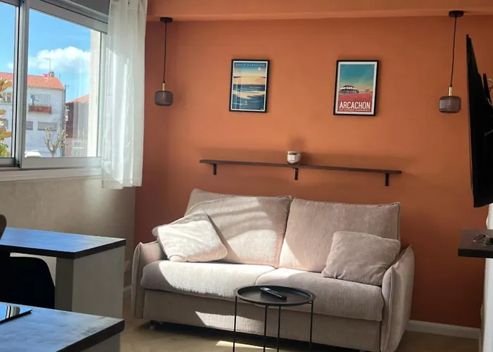 شقة Cosy, Piscine, Parking, 5min Et Du Port, آركاشو