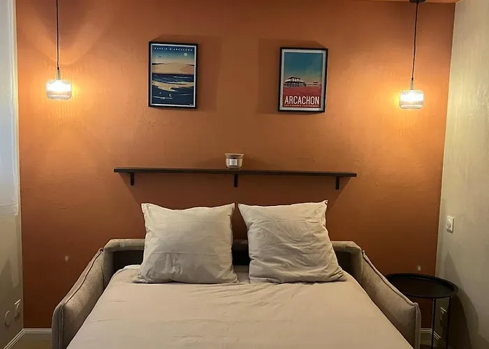 Cosy, Piscine, Parking, 5min Et Du Port, * آركاشو